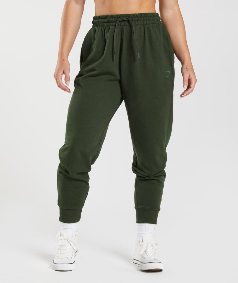 Women\'s Gymshark GS Power Jogger Olive | NZ 1ESQYX